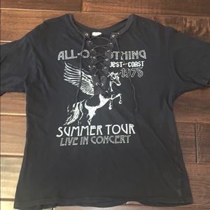 Garage Criss Cross String T-Shirt